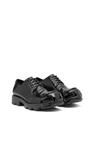 d-hammer so d D-Hammer – Chaussures à lacets en cuir avec bout ovale en D