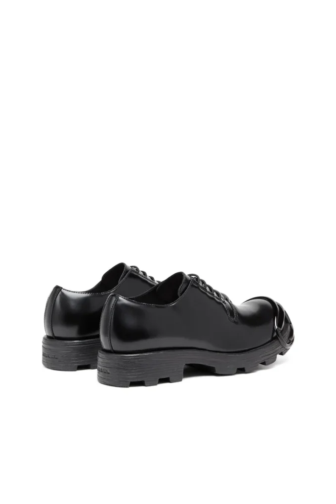 d-hammer so d D-Hammer – Chaussures à lacets en cuir avec bout ovale en D