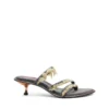 d-havanna kittie Mules D-Havanna Kittie en denim effiloché avec cristaux