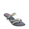 d-havanna kittie Mules D-Havanna Kittie en denim effiloché avec cristaux