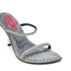 d-havanna sdl Mules à talons D-Havanna en denim cristallisé