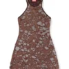 d-ilmy Robe en jersey déchiré