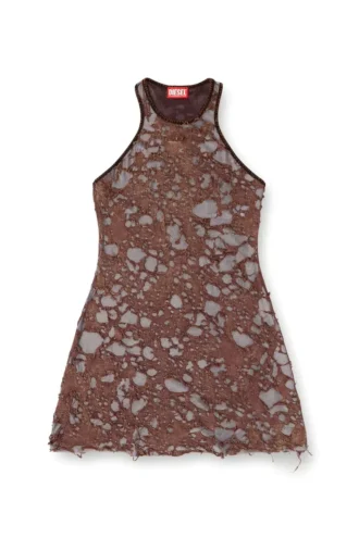 d-ilmy Robe en jersey déchiré