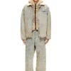 d-ivar-s Veste en denim jacquard à fils flottants