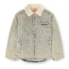 d-ivar-s Veste en denim jacquard à fils flottants