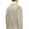 d-ivar-s Veste en denim jacquard à fils flottants