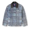 d-ivar-s1 Veste en denim bouclé graphique