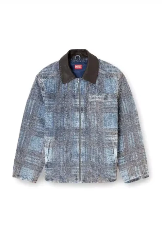 d-ivar-s1 Veste en denim bouclé graphique