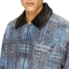 d-ivar-s1 Veste en denim bouclé graphique