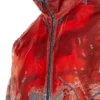 d-krap-fse Veste en denim dévoré avec logo