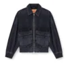 d-kurz Veste en denim tissé batavia