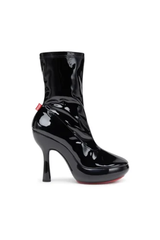 d-lake platform midb zip stretch Bottines à plateforme D-Lake en PU stretch verni