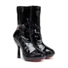 d-lake platform midb zip stretch Bottines à plateforme D-Lake en PU stretch verni