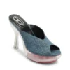 d-lake platform sdl Mules à plateforme D-Lake en denim et plexiglas