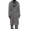 d-matthew-s Trench-coat en denim à motifs