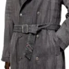 d-matthew-s Trench-coat en denim à motifs