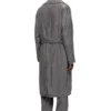 d-matthew-s Trench-coat en denim à motifs