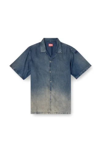 d-nabil-s3 Chemise de bowling en denim fluide dégradé