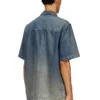 d-nabil-s3 Chemise de bowling en denim fluide dégradé
