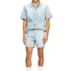 d-nabil-s4 Chemise de bowling en denim marbré