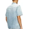 d-nabil-s4 Chemise de bowling en denim marbré