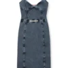d-ony Robe midi en jersey effet denim