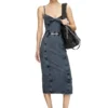d-ony Robe midi en jersey effet denim