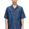 d-paroshort Chemise de bowling en denim