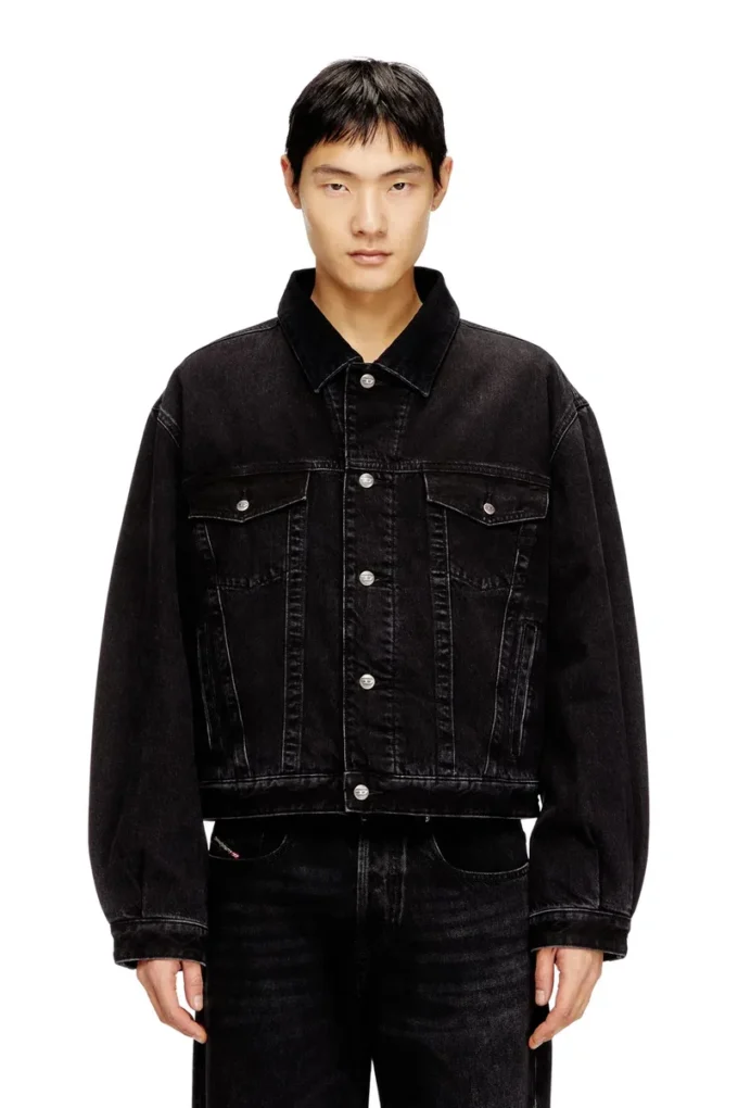 d-ranger-t Veste trucker matelassée en denim