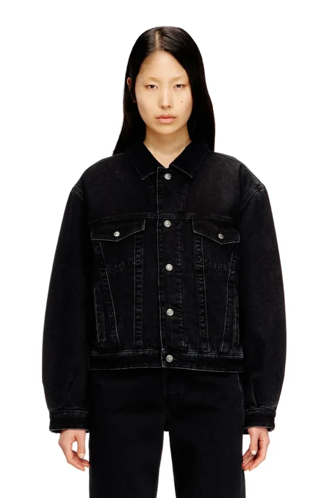 d-ranger-t Veste trucker matelassée en denim
