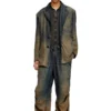 d-reg-s Blazer en denim fluide dégradé