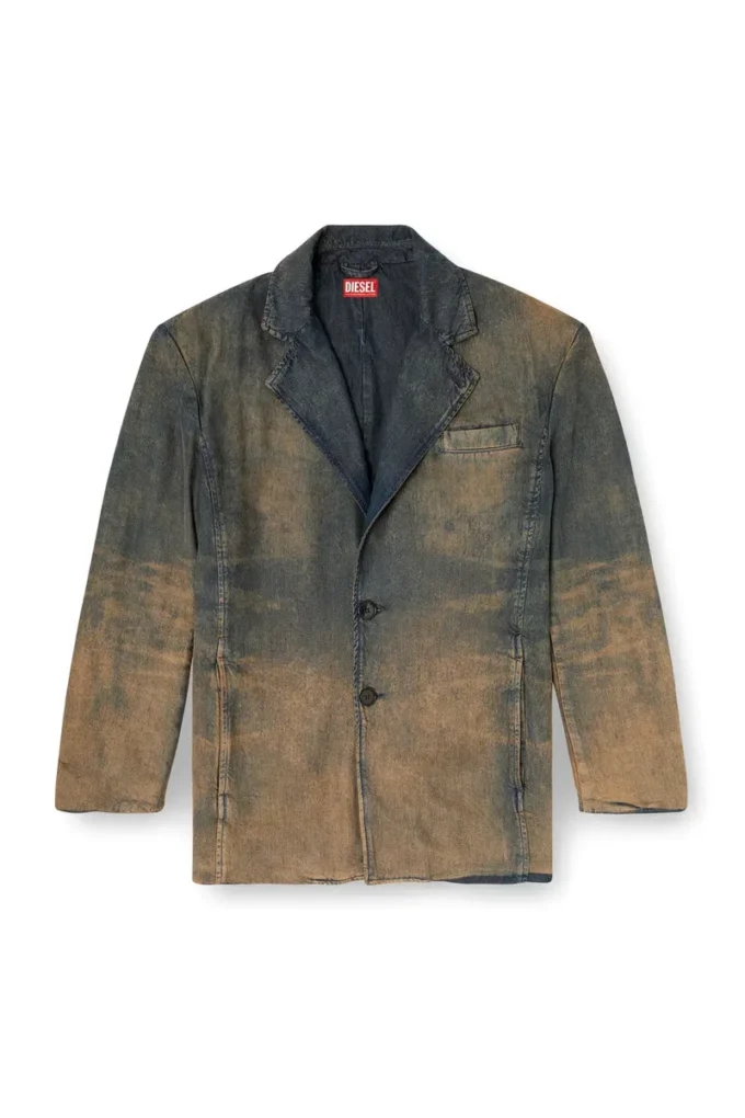 d-reg-s Blazer en denim fluide dégradé