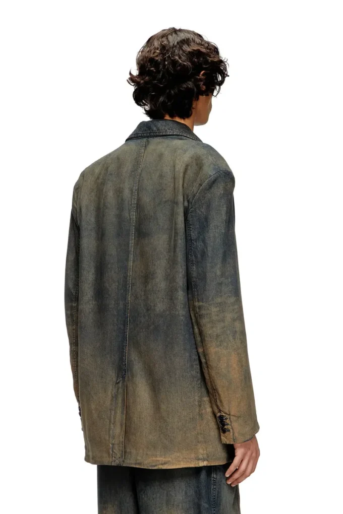 d-reg-s Blazer en denim fluide dégradé