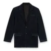 d-reger-d Blazer en denim légèrement traité