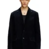 d-reger-d Blazer en denim légèrement traité
