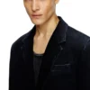 d-reger-d Blazer en denim légèrement traité