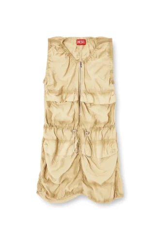 d-resden Robe cargo en viscose-nylon traité