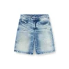 d-rixford-s Short en denim avec imprimé paroles de chanson