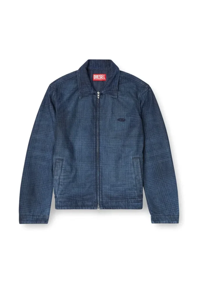 d-roheen-s Veste en denim Prince de Galles