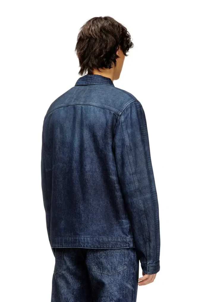 d-roheen-s Veste en denim Prince de Galles