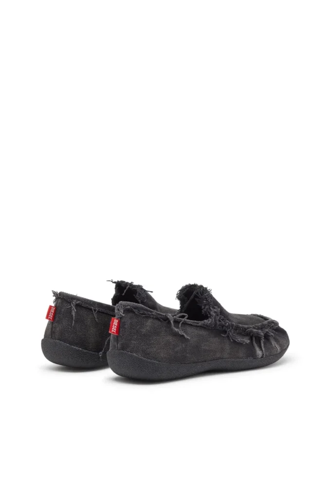 d-shock moc D-Shock – Mocassins en denim vieilli