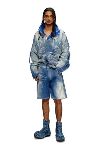 d-shorty-fse Short en denim peel-off