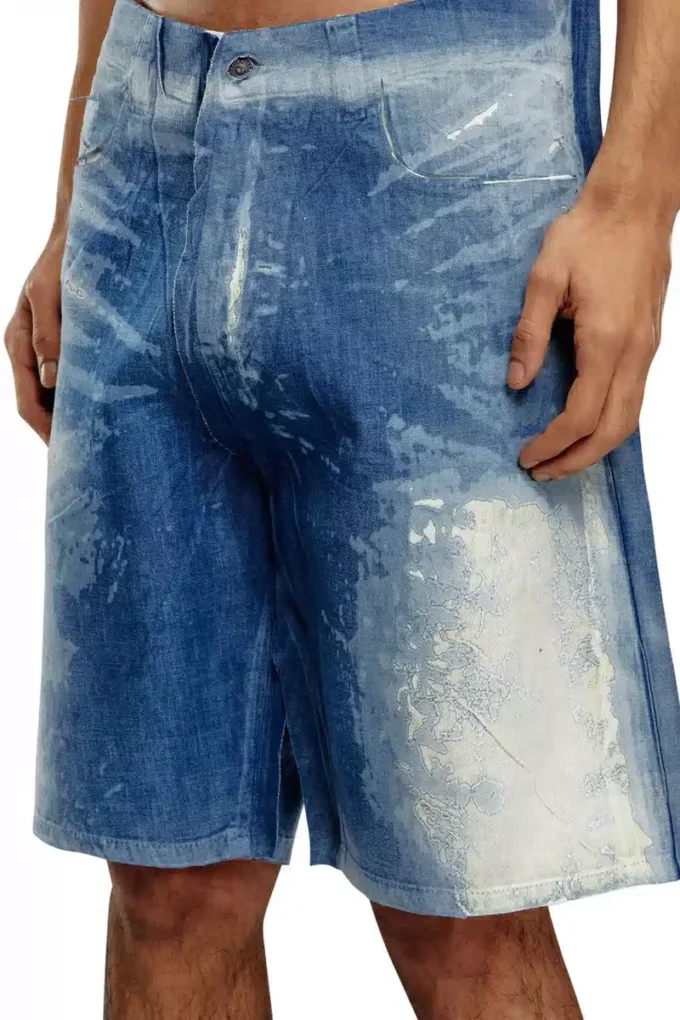 d-shorty-fse Short en denim peel-off