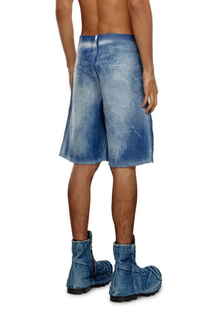 d-shorty-fse Short en denim peel-off
