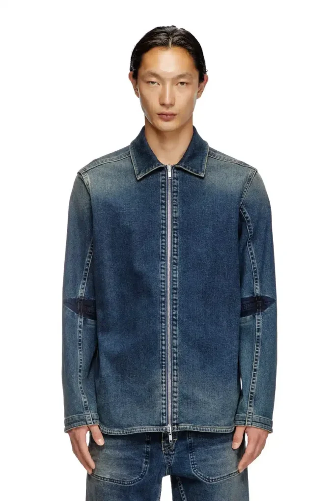 d-simply-re Chemise zippée en denim Rehab