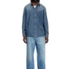 d-simply-s15 Chemise en denim avec broderie dans le dos