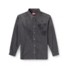 d-simply-s15 Chemise en denim avec emblème brodé