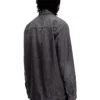 d-simply-s15 Chemise en denim avec emblème brodé