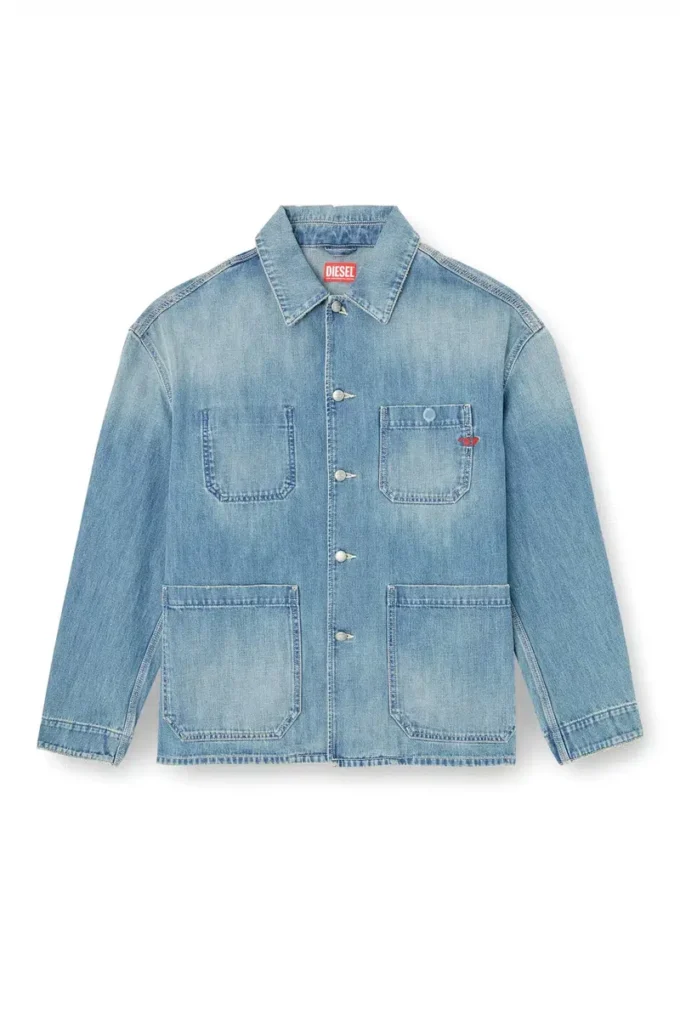 d-stack-u Veste en denim style utilitaire