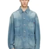 d-stack-u Veste en denim style utilitaire